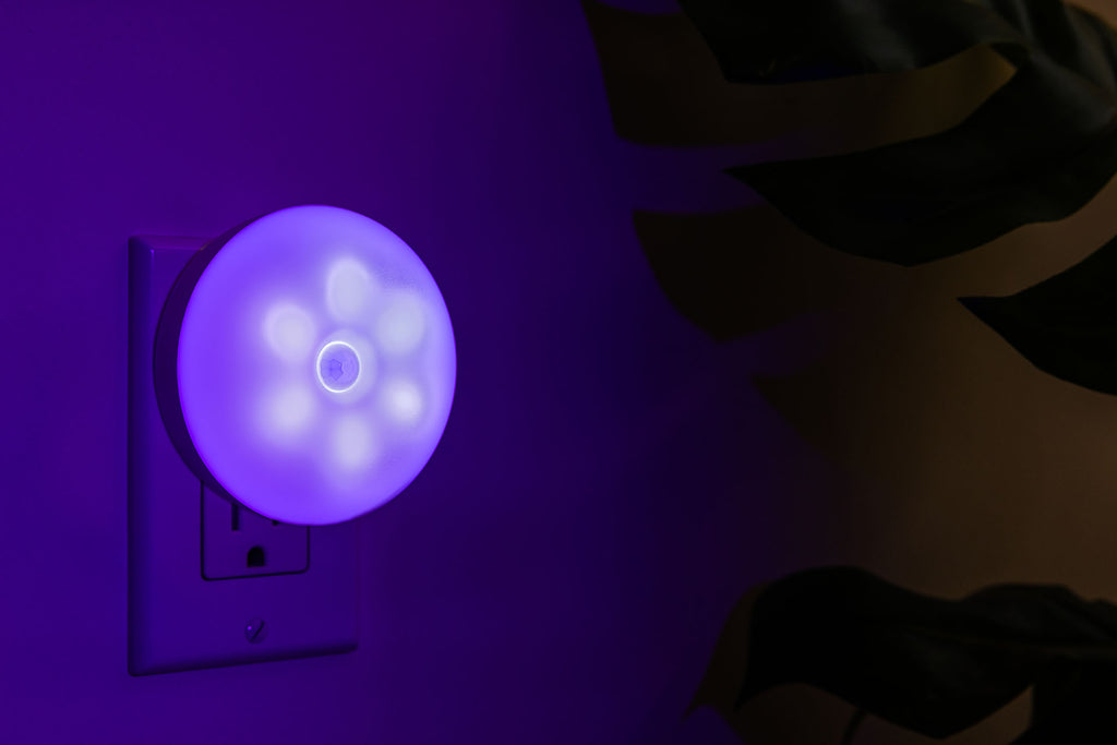blissember smart night light in purple