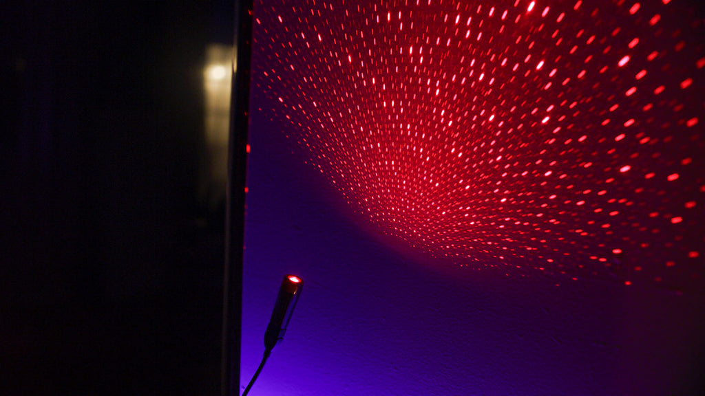 red starport laser usb light