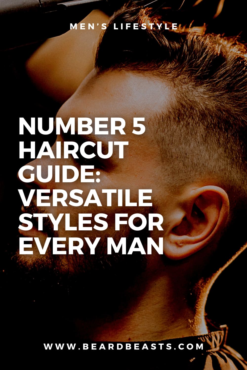 Number 5 Haircut Guide: Versatile Styles for Every Man Pinterest Pin