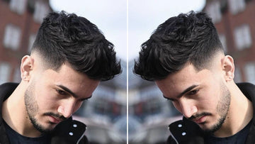 Featured image of a stylish low fade quiff hairstyle on a young man, highlighting a clean fade on the sides with a textured, voluminous top. 