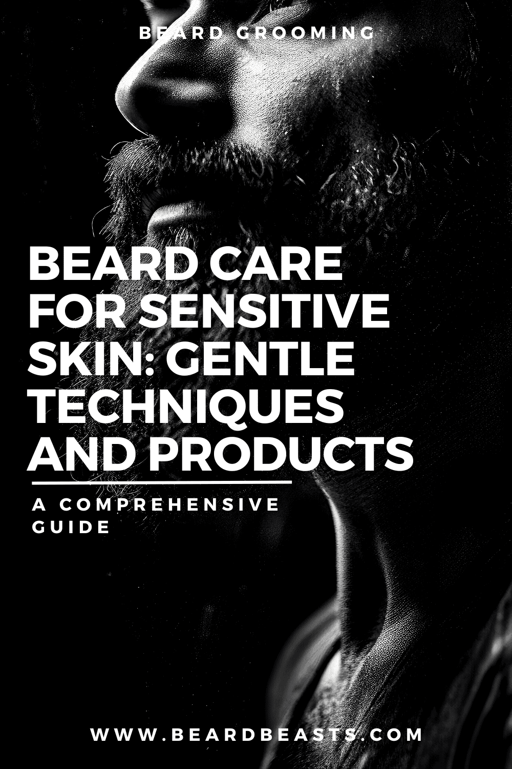 beard care for sensitive skin pinterest pin